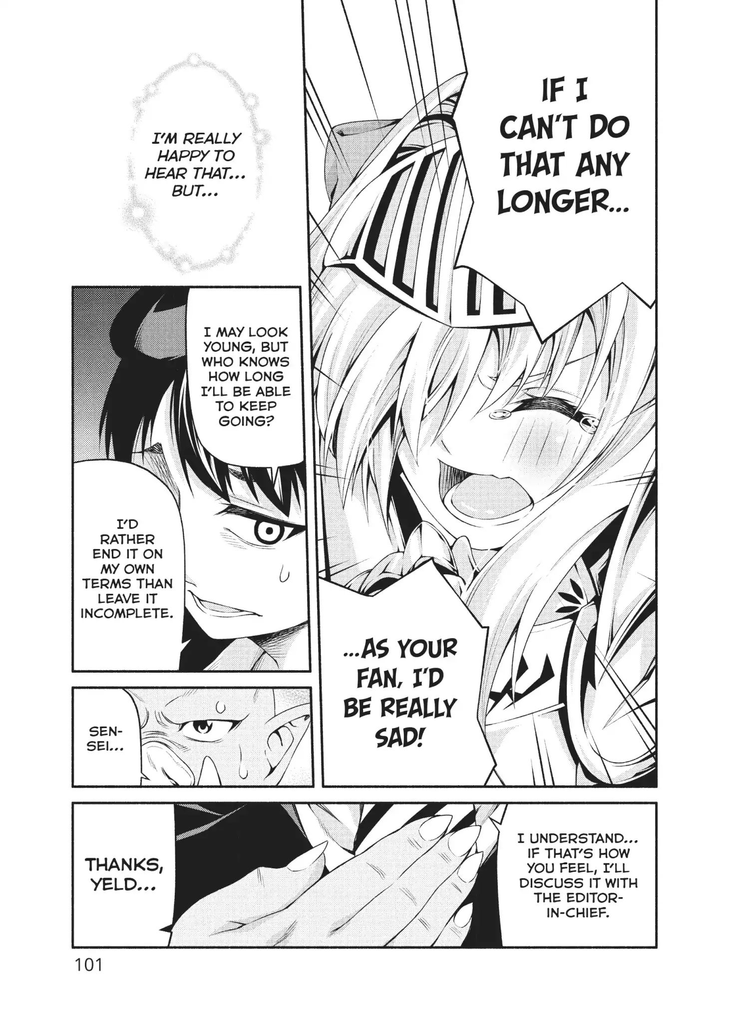 The Knight Cartoonist And Her Orc Editor - Vol.1 Chapter 4: Riddle Of The Manga Master