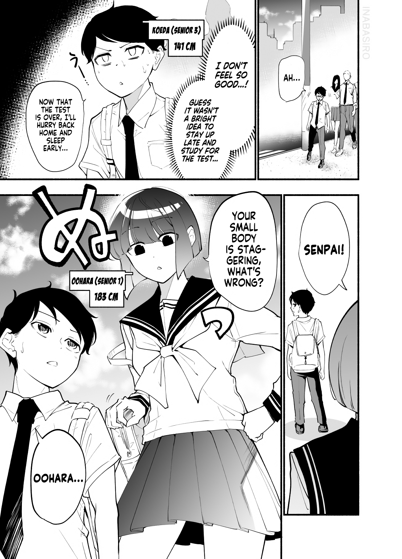 Until The Tall Kouhai (♀) And The Short Senpai (♂) Relationship Develops Into Romance - Vol.2 Chapter 11: A Senpai ♂ Who Is Carried Home In A Piggybak By A Kouhai ♀