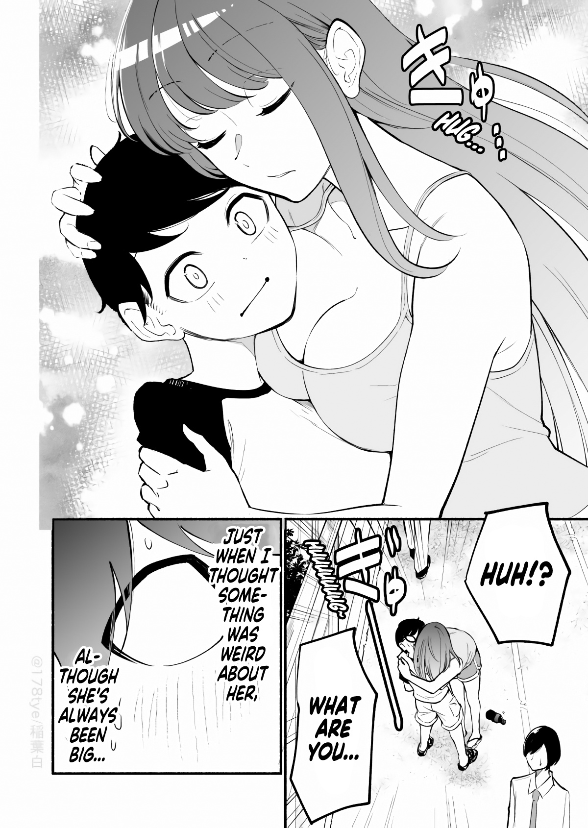 Until The Tall Kouhai (♀) And The Short Senpai (♂) Relationship Develops Into Romance - Chapter 16: The Story Of A Short Boy Being Suddenly Hugged On The Side Of The Road By A Tall Girl