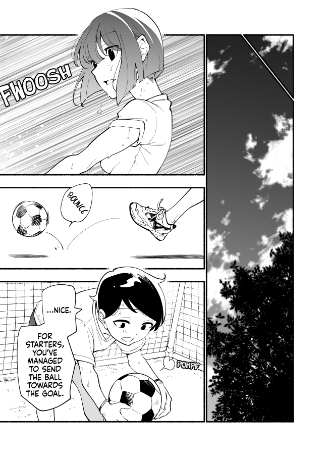 Until The Tall Kouhai (♀) And The Short Senpai (♂) Relationship Develops Into Romance - Vol.3 Chapter 24: Until The Tall Kouhai (♀) And The Short Senpai (♂) Relationship Develops Into Romance - Soccer Edition