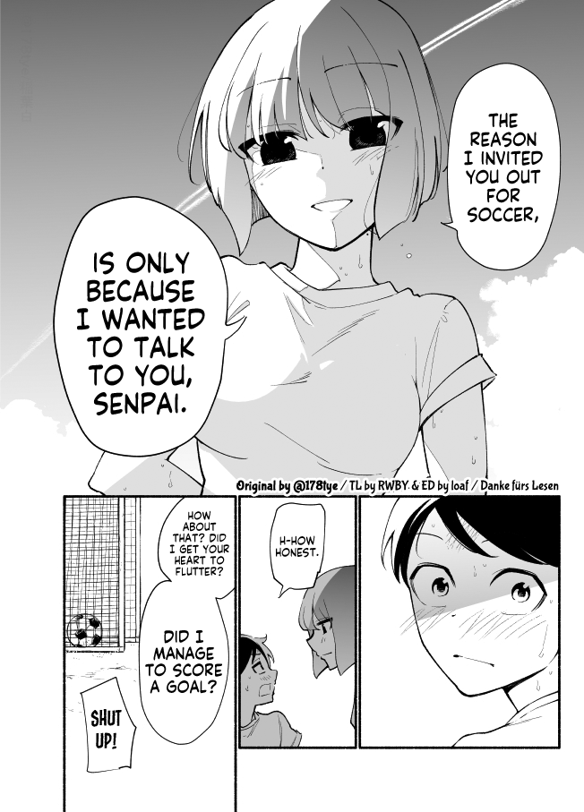 Until The Tall Kouhai (♀) And The Short Senpai (♂) Relationship Develops Into Romance - Vol.3 Chapter 24: Until The Tall Kouhai (♀) And The Short Senpai (♂) Relationship Develops Into Romance - Soccer Edition