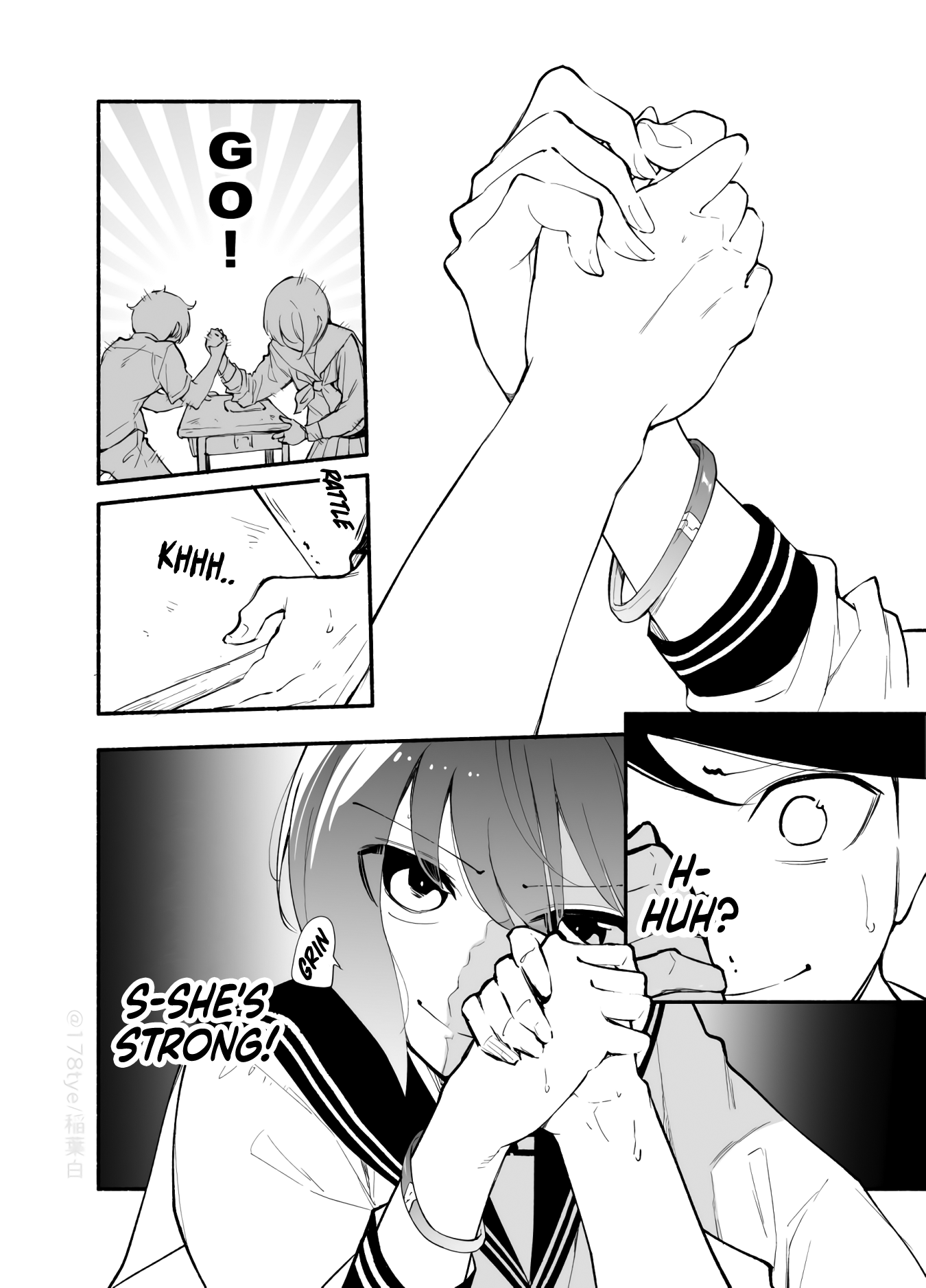 Until The Tall Kouhai (♀) And The Short Senpai (♂) Relationship Develops Into Romance - Vol.3 Chapter 21: Until The Tall Kouhai (♀) And The Short Senpai (♂) Relationship Develop A Romance Via Arm Wrestling