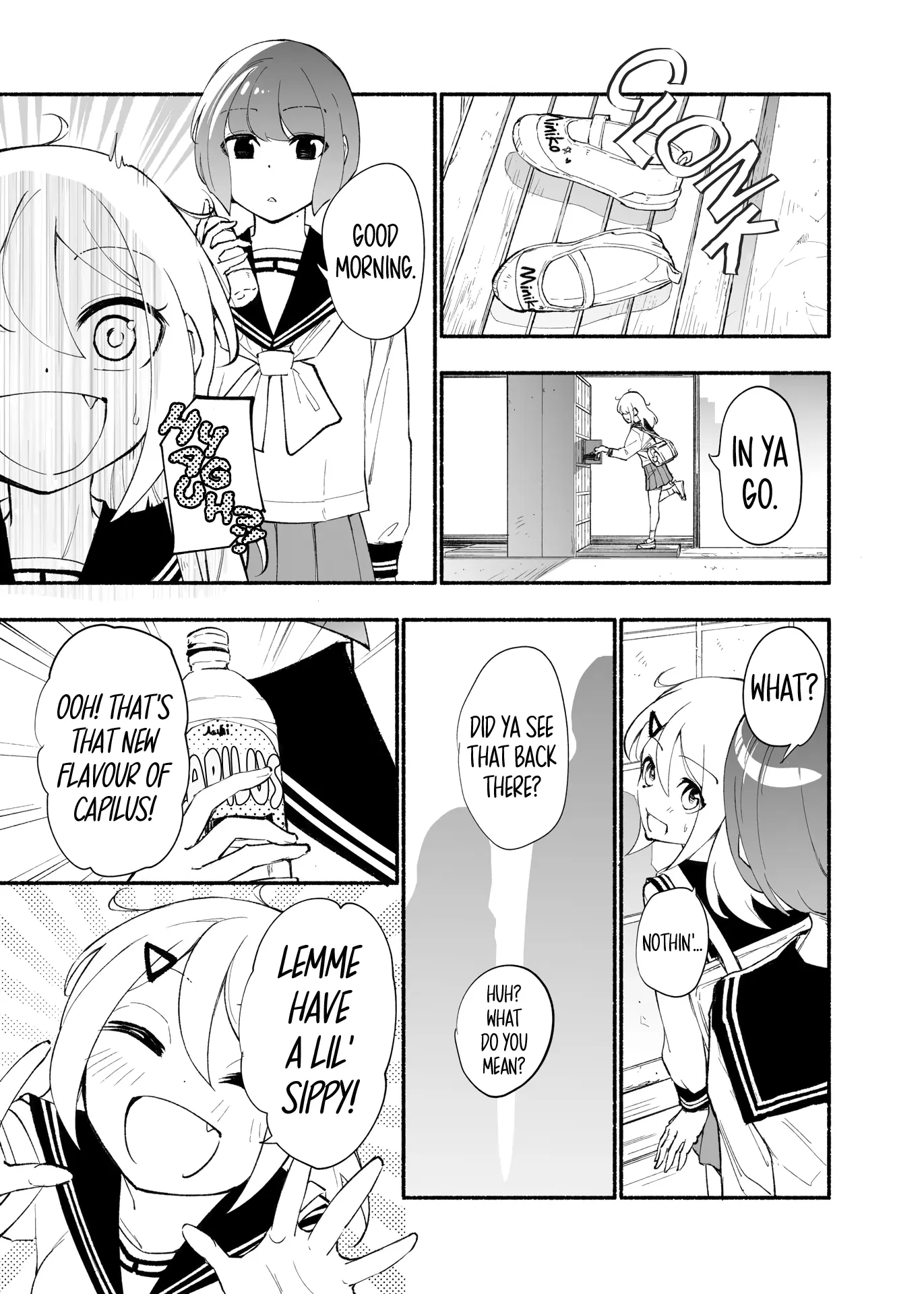 Until The Tall Kouhai (♀) And The Short Senpai (♂) Relationship Develops Into Romance - Vol.5 Chapter 32: Did You See That Back There?