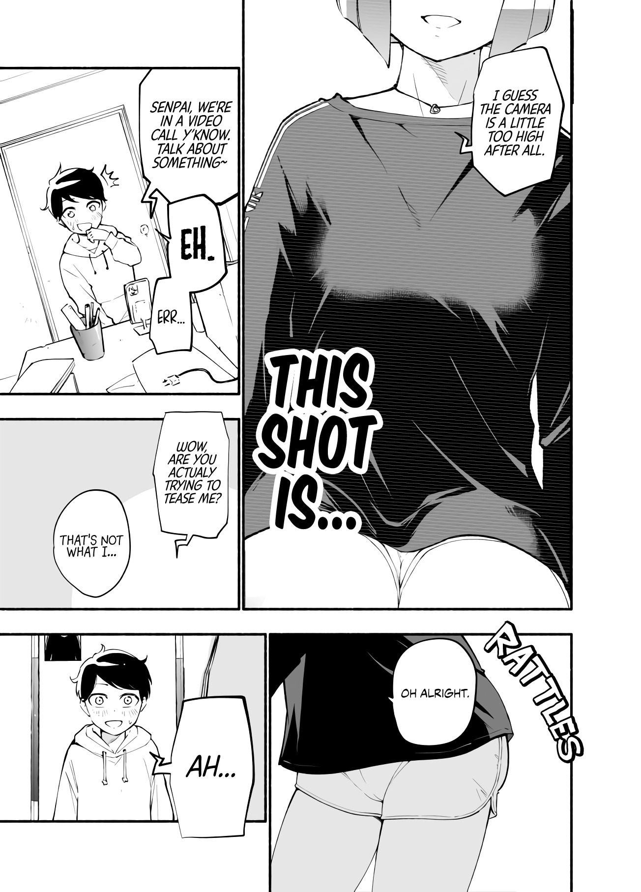 Until The Tall Kouhai (♀) And The Short Senpai (♂) Relationship Develops Into Romance - Vol.3 Chapter 29: Failing At Video Calls