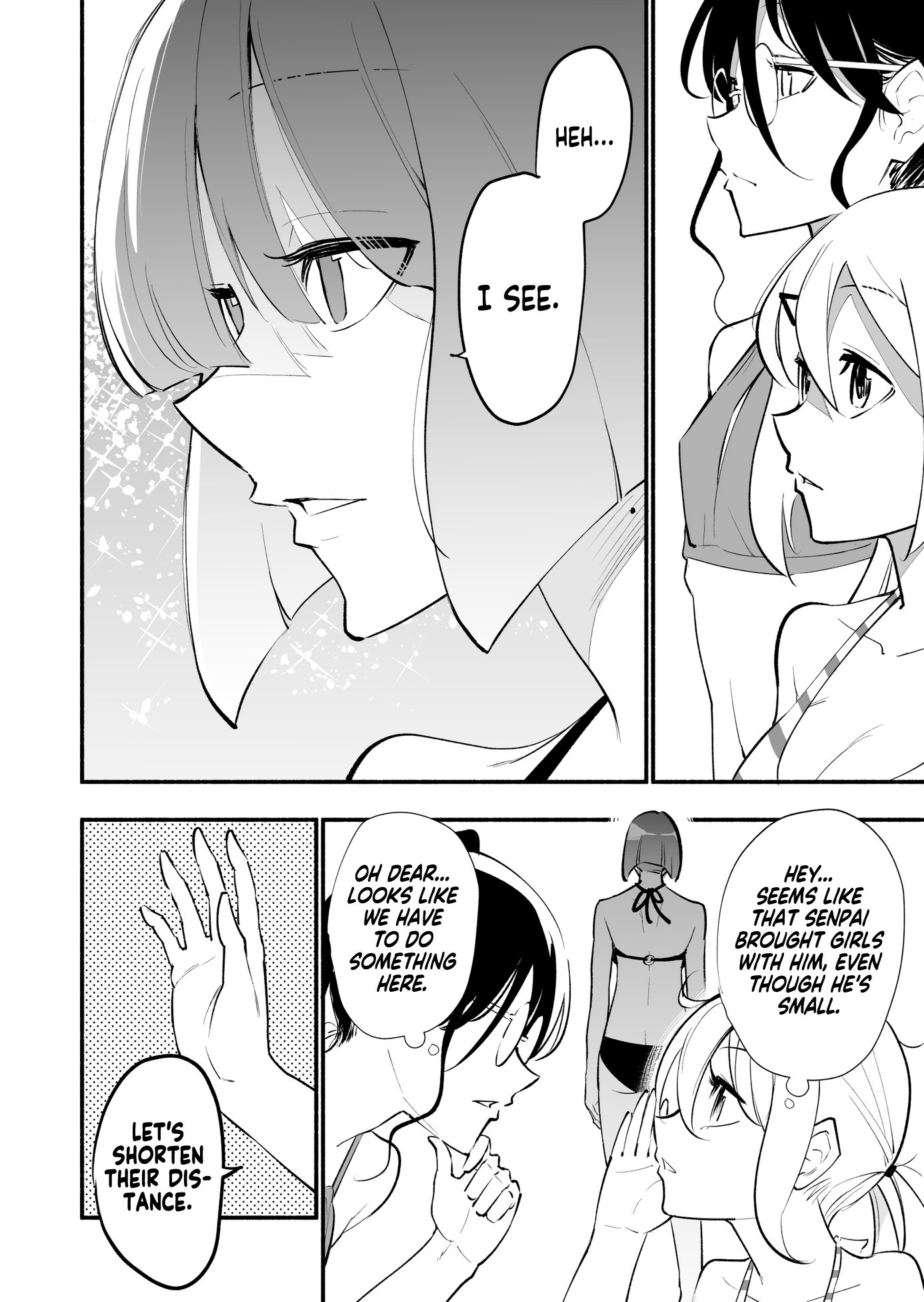 Until The Tall Kouhai (♀) And The Short Senpai (♂) Relationship Develops Into Romance - Chapter 14: The Story Of A Short Senpai (♂) Who Encounters His Taller Kohai (♀) At The Beach