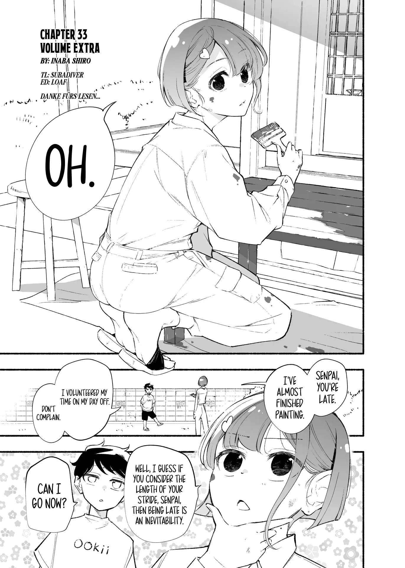 Until The Tall Kouhai (♀) And The Short Senpai (♂) Relationship Develops Into Romance - Vol.5 Chapter 33: Volume Extra