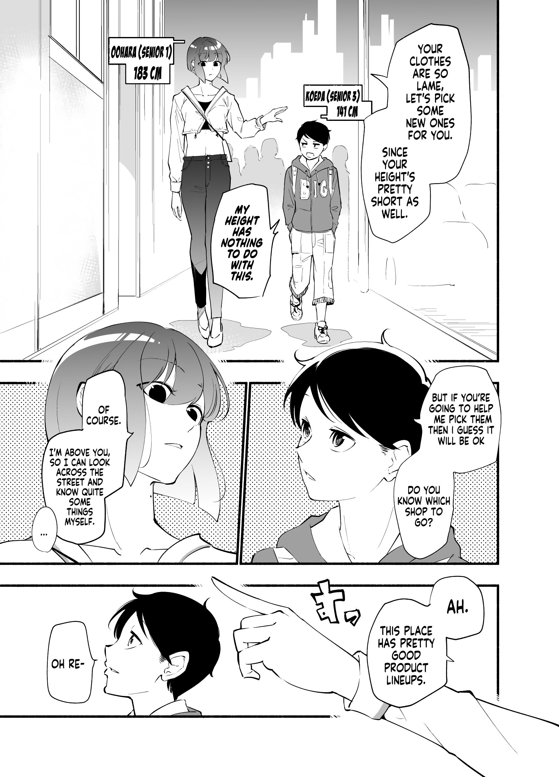 Until The Tall Kouhai (♀) And The Short Senpai (♂) Relationship Develops Into Romance - Vol.2 Chapter 10: The Story Of A Short Boy Who Is Treated Like A Child By Girls