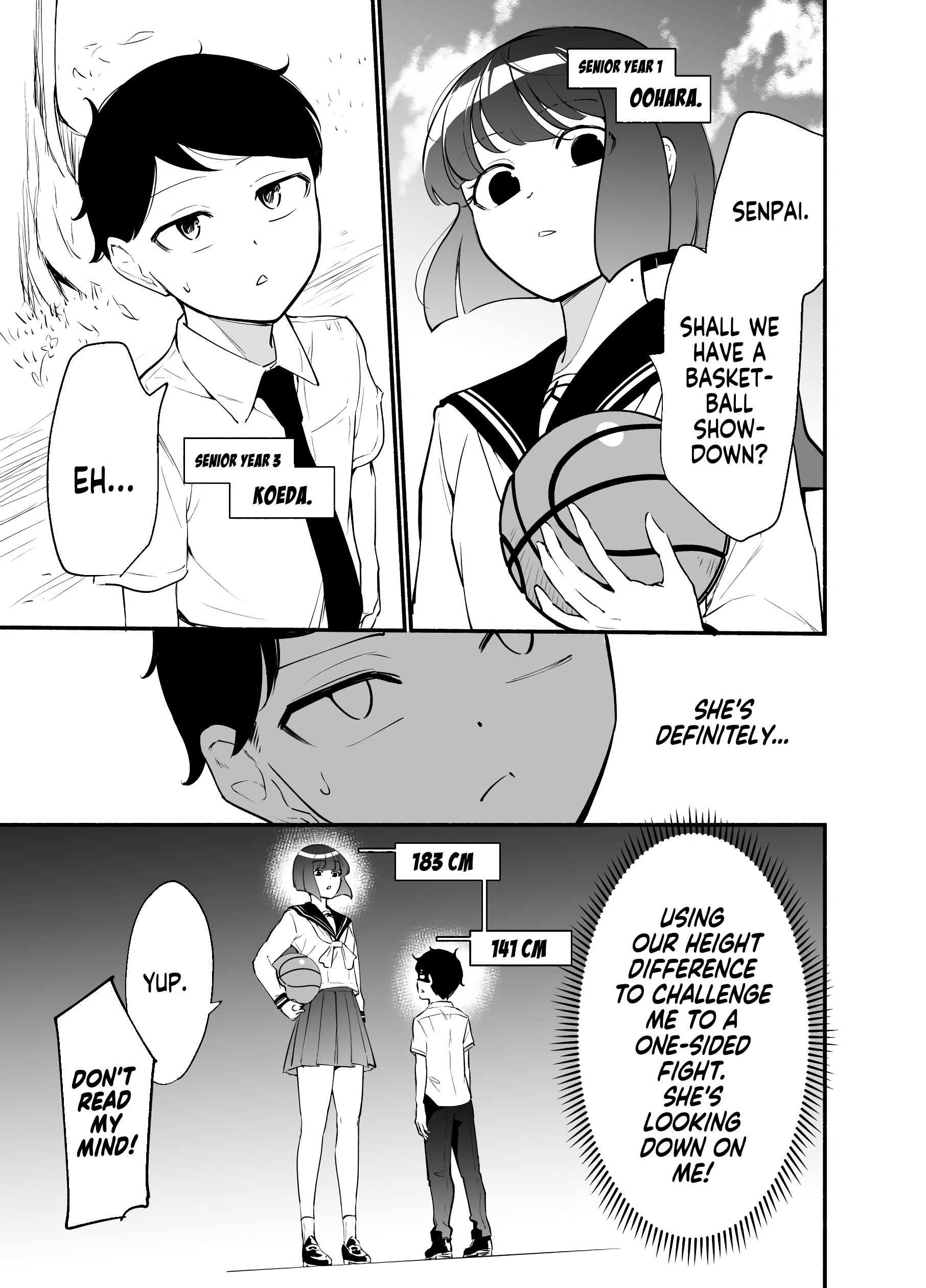 Until The Tall Kouhai (♀) And The Short Senpai (♂) Relationship Develops Into Romance - Vol.2 Chapter 8: An Exciting Basketball Story Of The Tall Kouhai ♀ And Short Senpai ♂