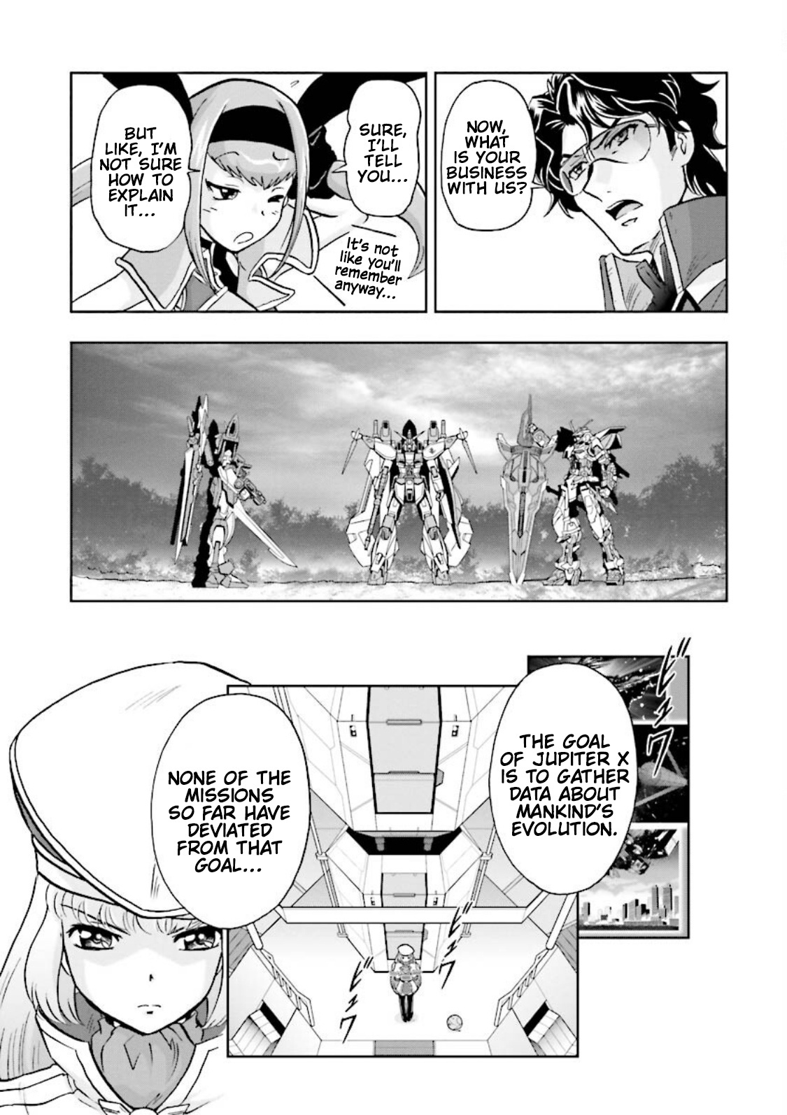 Gundam Exa - Vol.4 Chapter 15: Crossbone Gundam