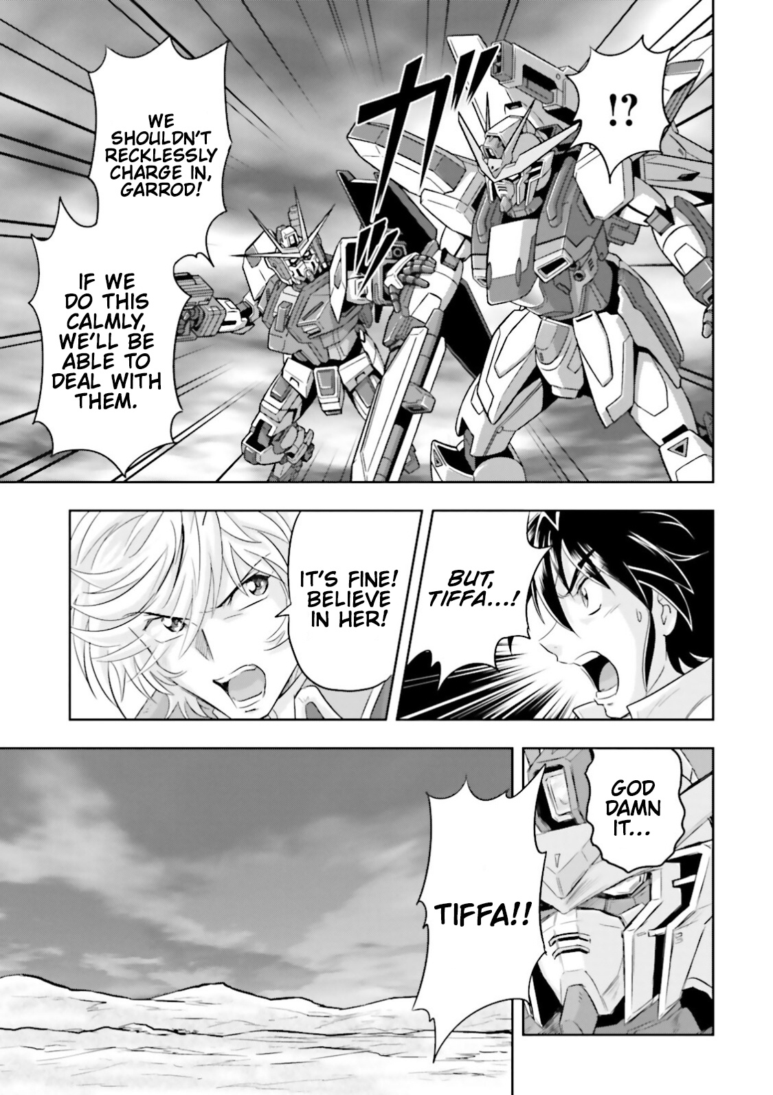 Gundam Exa - Vol.7 Chapter 30: Garrod And Tiffa