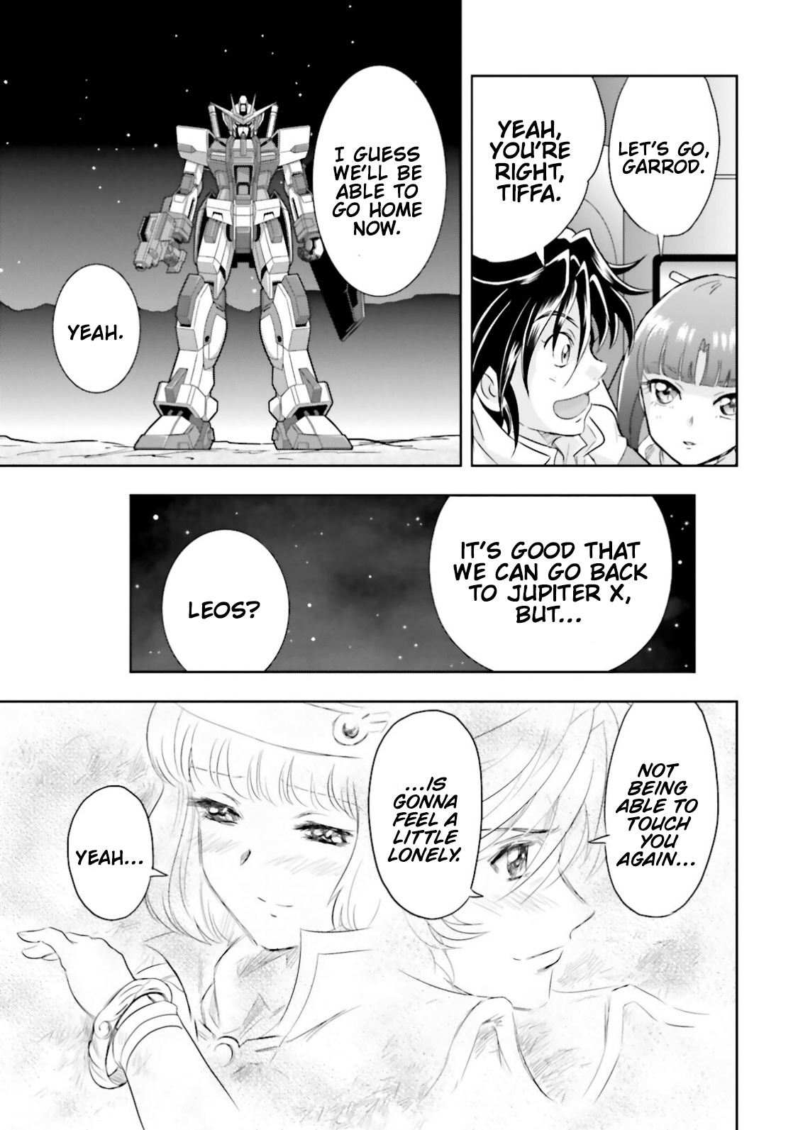 Gundam Exa - Vol.7 Chapter 30: Garrod And Tiffa