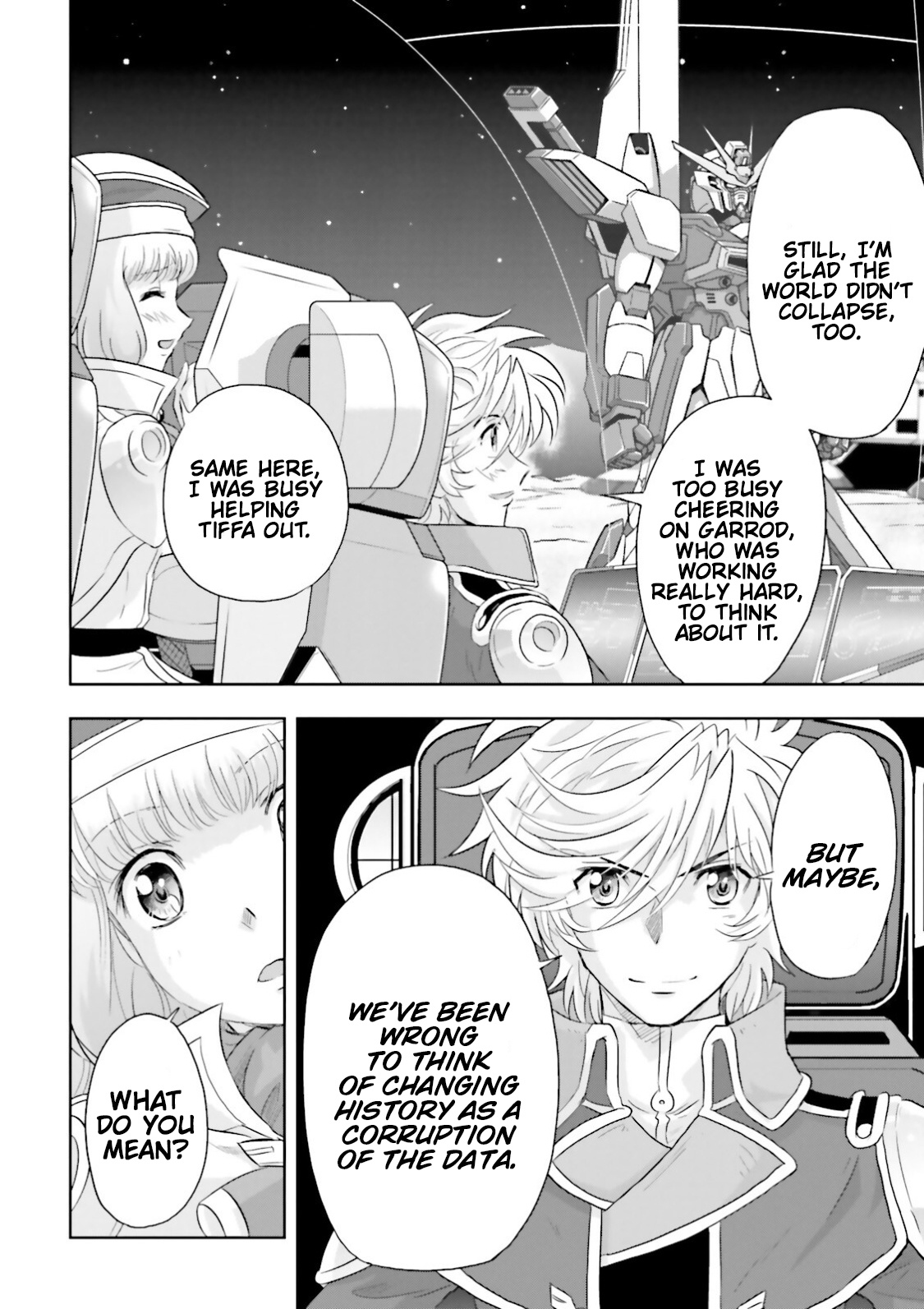 Gundam Exa - Vol.7 Chapter 30: Garrod And Tiffa