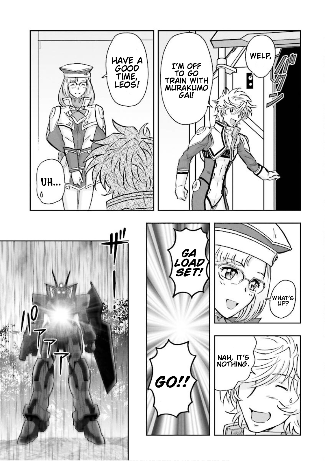 Gundam Exa - Vol.3 Chapter 13.5: Special Episode: Sthesia! Sthesia! Sthesia!