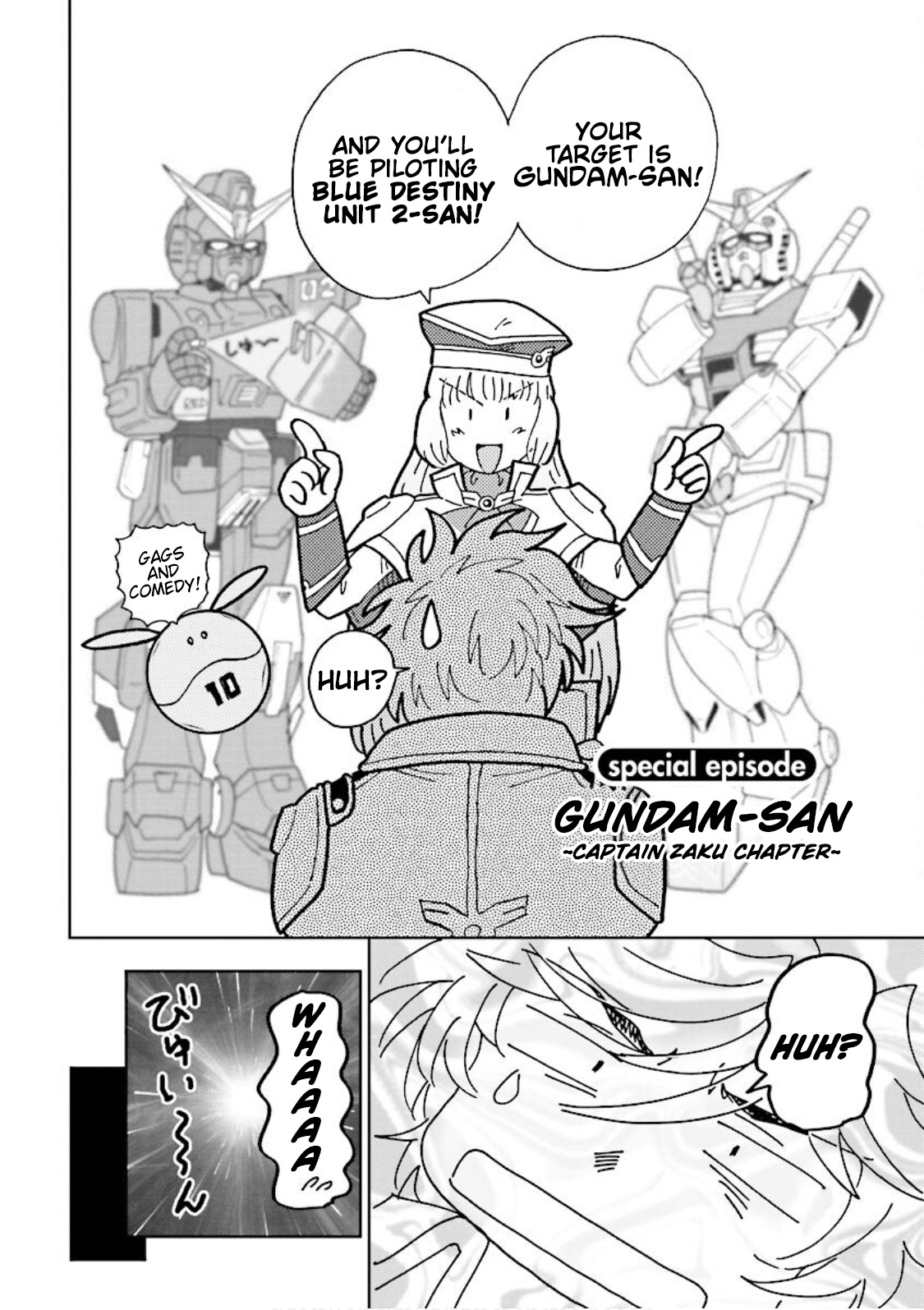 Gundam Exa - Vol.1 Chapter 4.5: Special Episode: Gundam-San ~Captain Zaku Chapter~