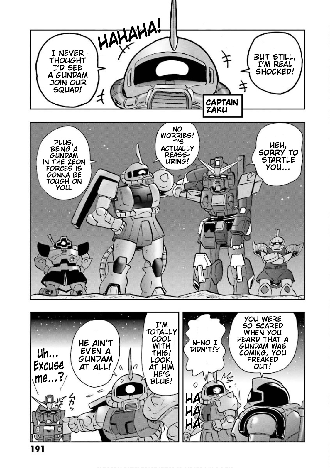 Gundam Exa - Vol.1 Chapter 4.5: Special Episode: Gundam-San ~Captain Zaku Chapter~