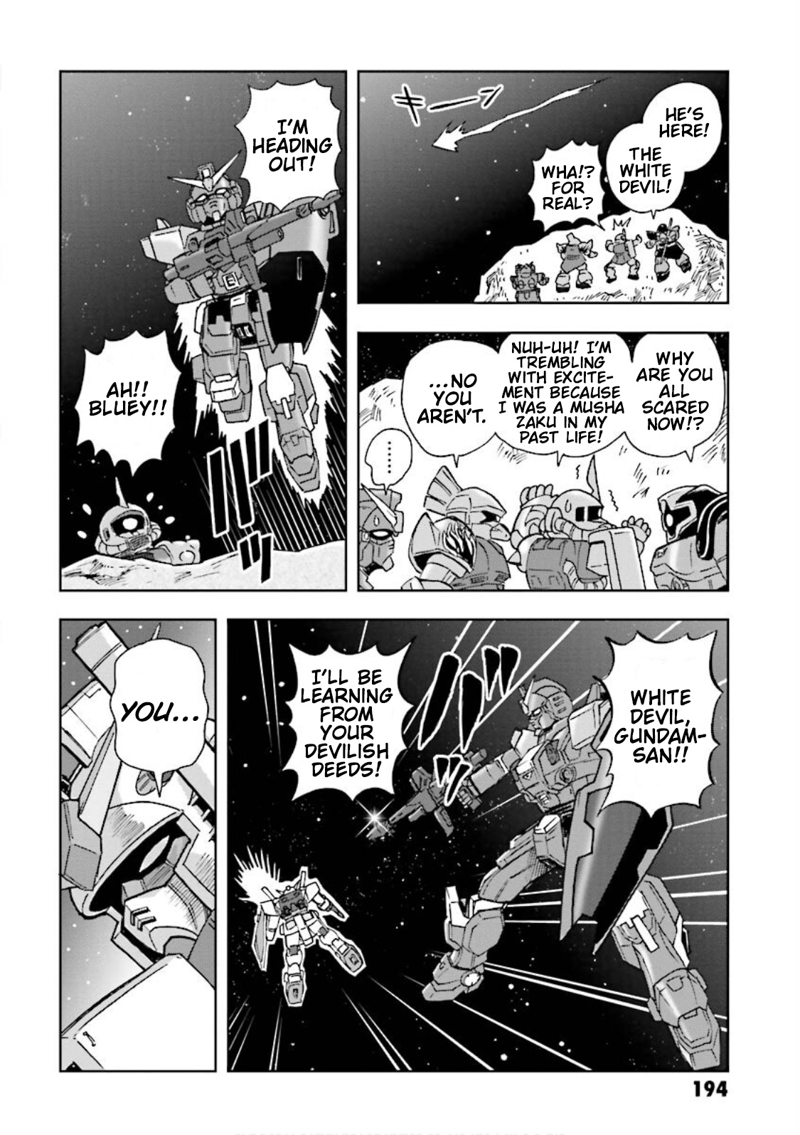 Gundam Exa - Vol.1 Chapter 4.5: Special Episode: Gundam-San ~Captain Zaku Chapter~