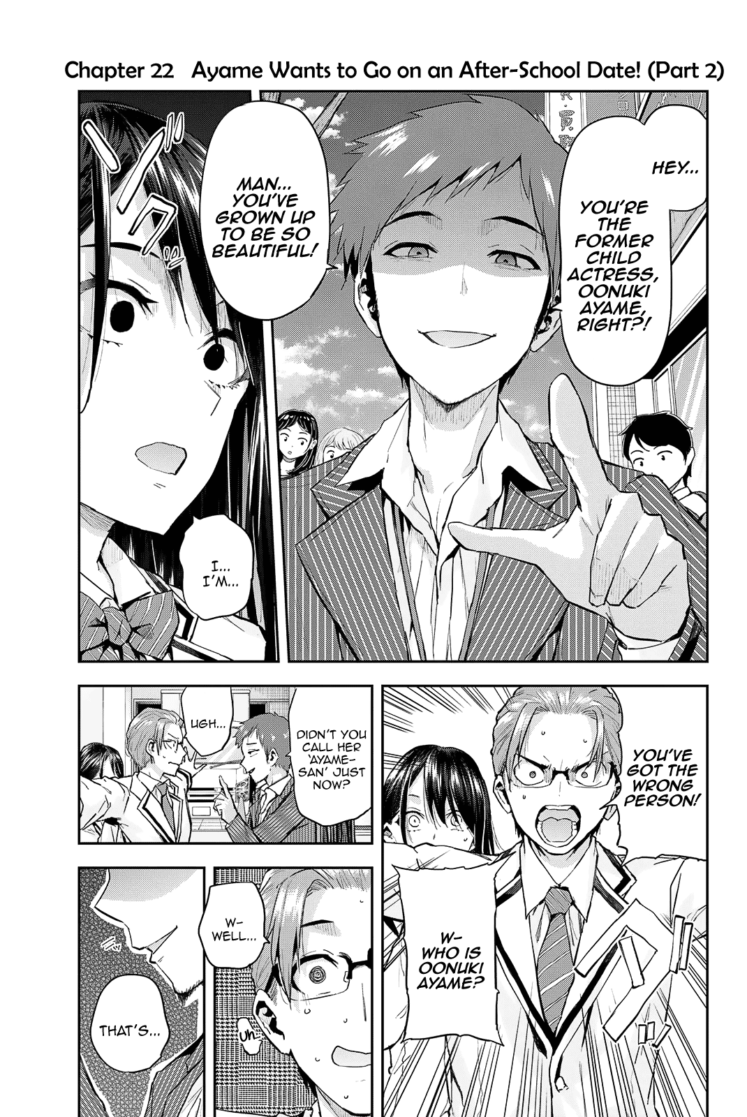 Kitazawa-Kun Wa A Class - Chapter 22: Ayame Wants To Go On An After-School Date! (Part 2)