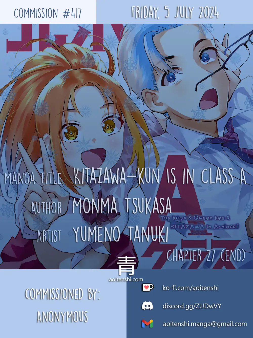 Kitazawa-Kun Wa A Class - Vol.3 Chapter 27: Kitazawa-Kun Is In Class A! (Part 2)