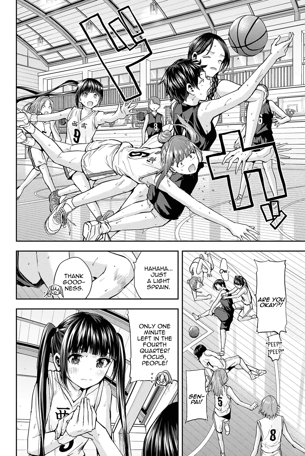 Kitazawa-Kun Wa A Class - Vol.3 Chapter 19: Nagaishi Yuuno, A First-Year Student In The Basketball Club! (Part 2)