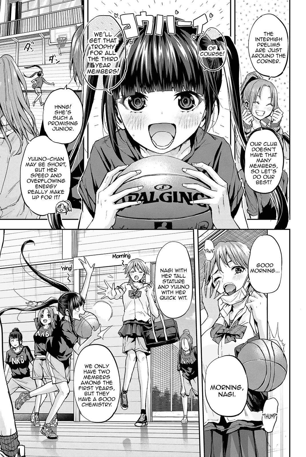 Kitazawa-Kun Wa A Class - Vol.3 Chapter 18: Nagaishi Yuuno, A First-Year Student In The Basketball Club! (Part 1)