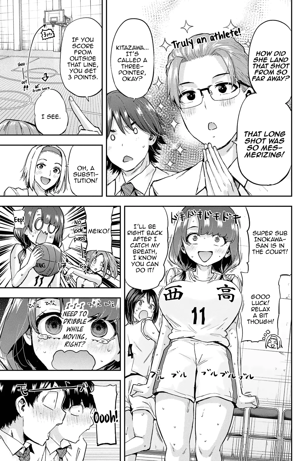 Kitazawa-Kun Wa A Class - Vol.3 Chapter 20: Nagaishi Yuuno, A First-Year Student In The Basketball Club! (Part 3)