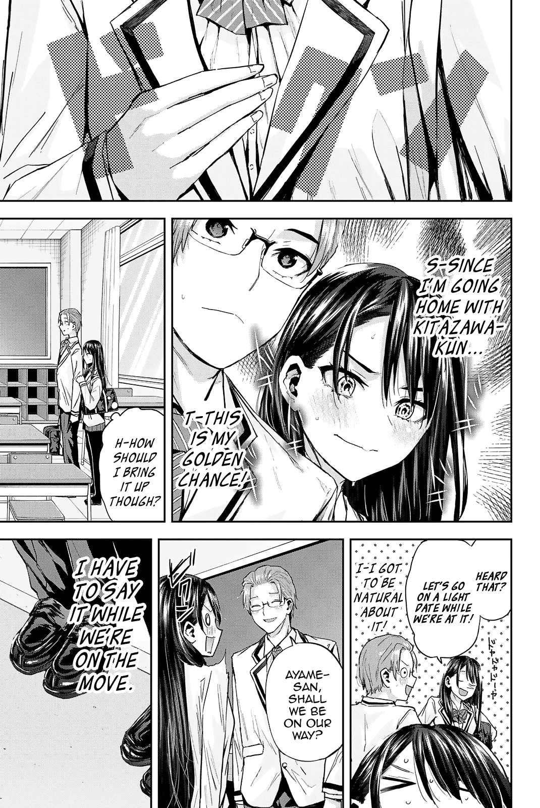 Kitazawa-Kun Wa A Class - Vol.3 Chapter 21: Ayame Wants To Go On An After-School Date! (Part 1)