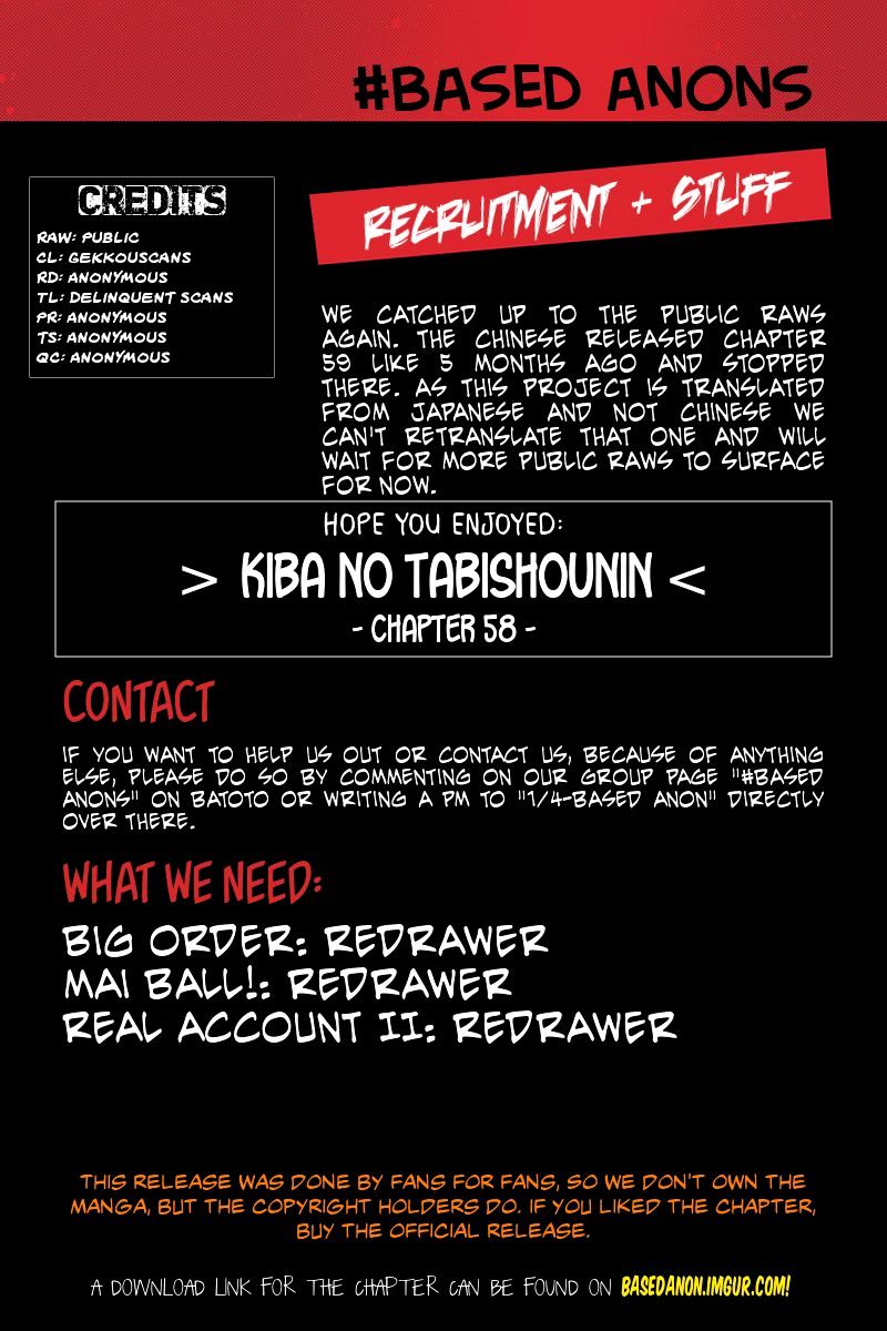 Kiba No Tabishounin - The Arms Peddler - Chapter 58 : The Forbidden Ravine Ii