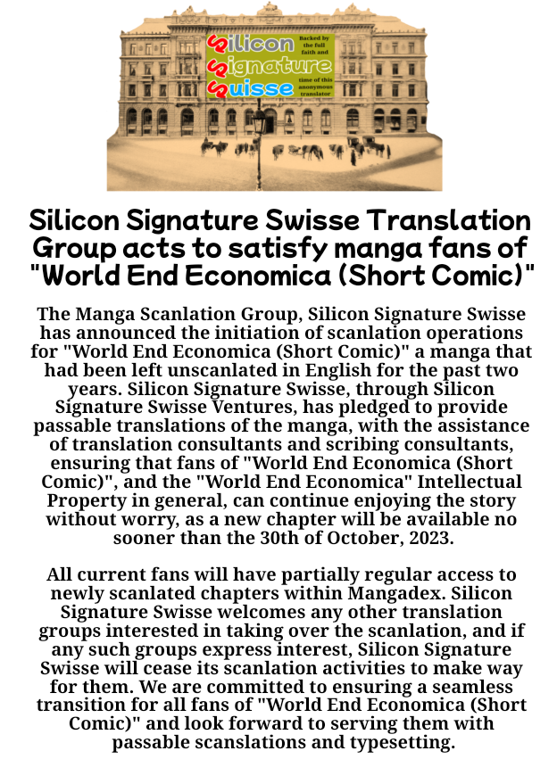 World End Economica (Short Comic) - Chapter 1: Stock Valuation 2020/06/24