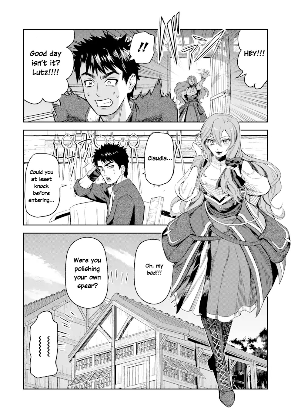 Isekai Toushou No Maken Seisaku Gurashi - Chapter 1.2: Claudia