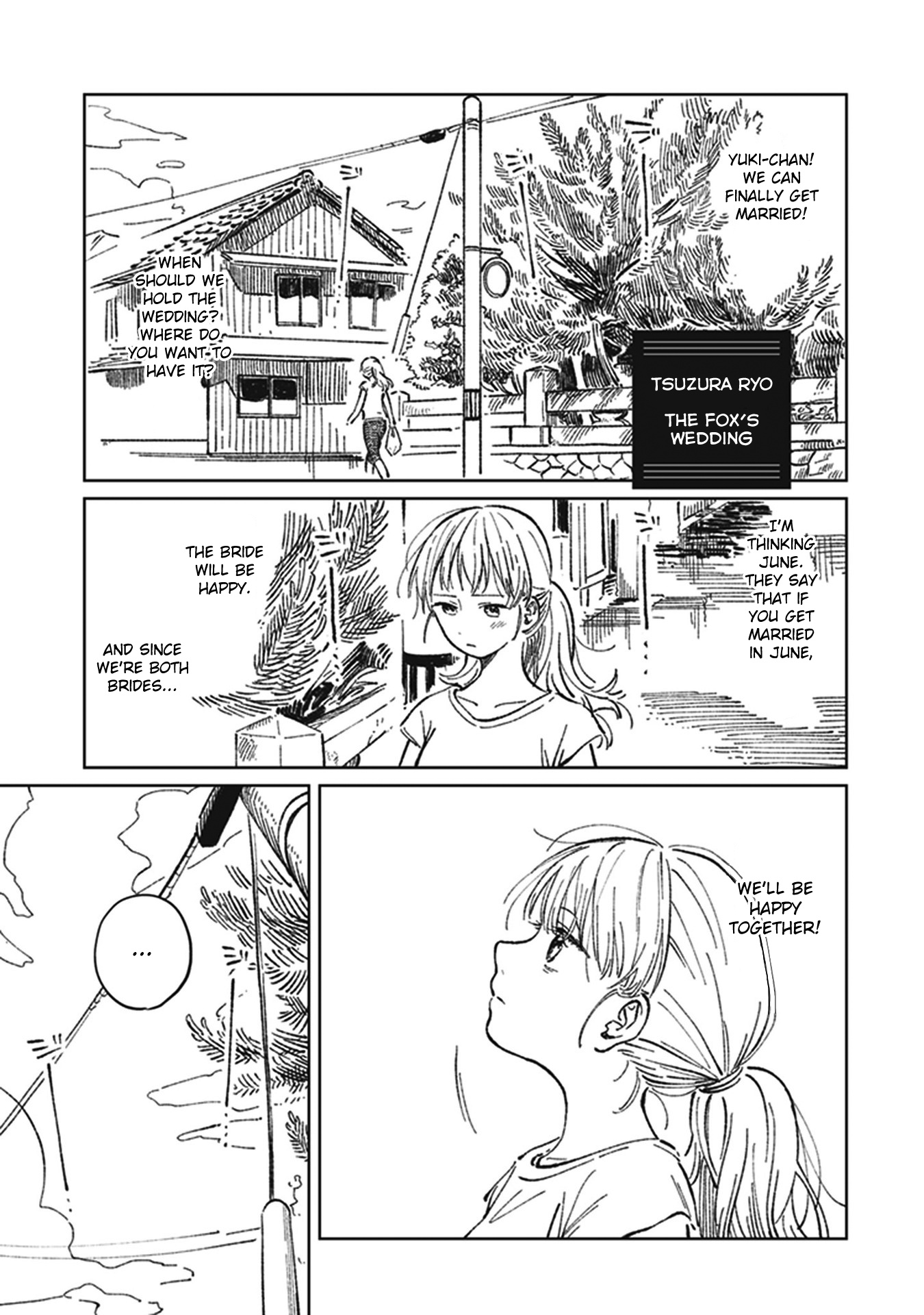 White Lilies In Love Bride's Newlywed Yuri Anthology - Vol.1 Chapter 5: The Fox's Wedding (Tsuzura Ryo)