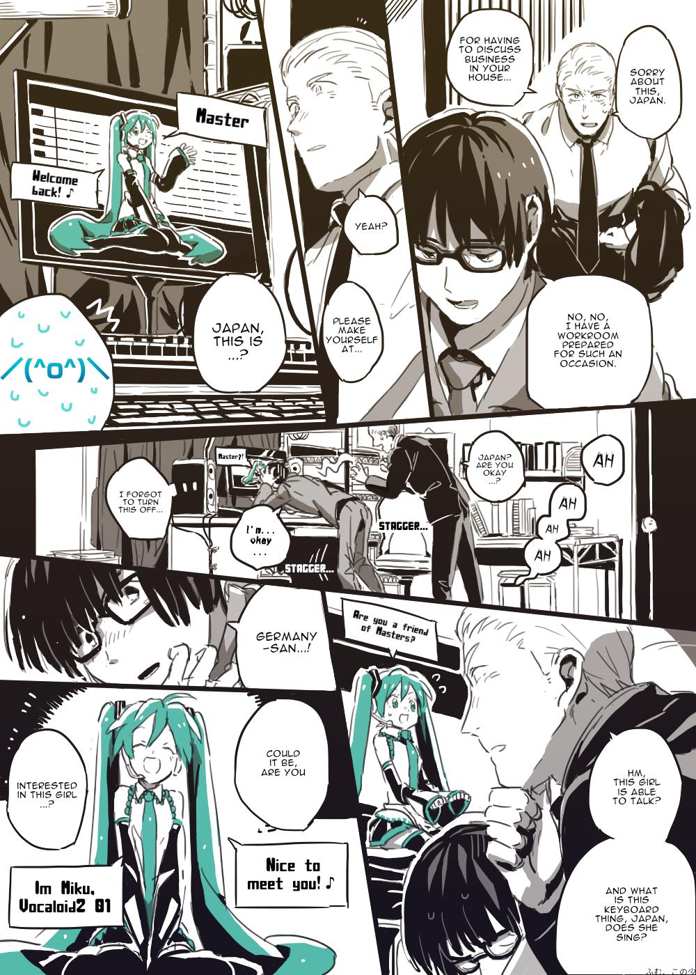 Hetalia - Dj Oneshots By Tokino - Vol.1 Chapter 4: Vocaloid