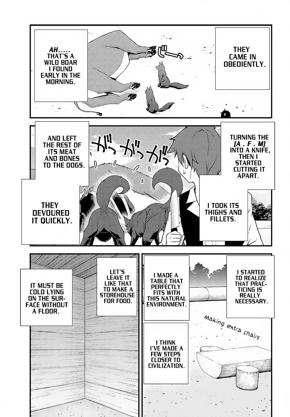 Isekai Nonbiri Nouka - Chapter 4: Dogs