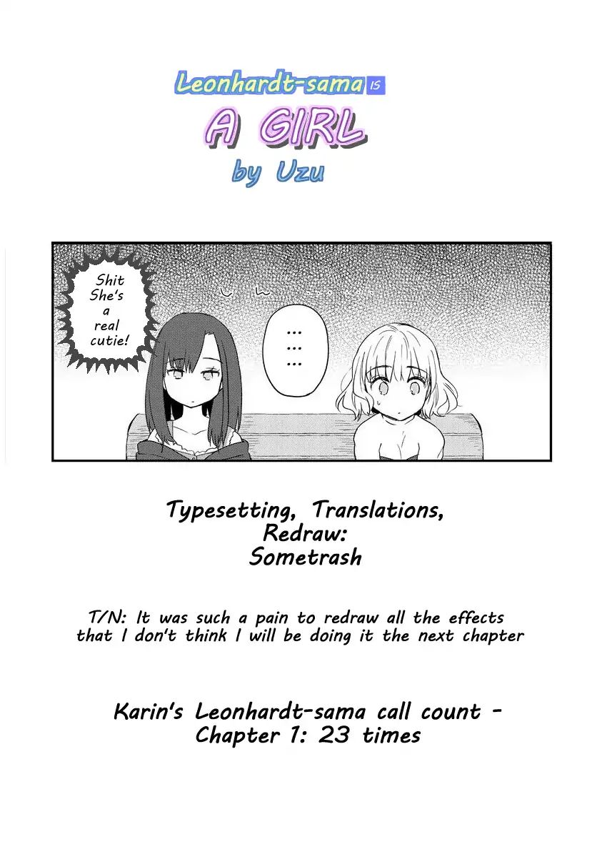 Leonhardt-Sama Is A Girl - Chapter 1