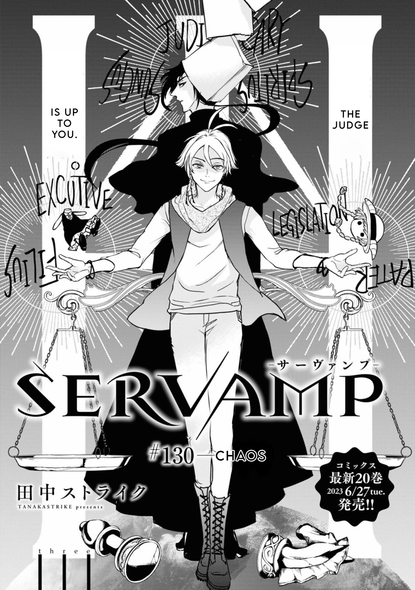 Servamp - Chapter 130: Chaos