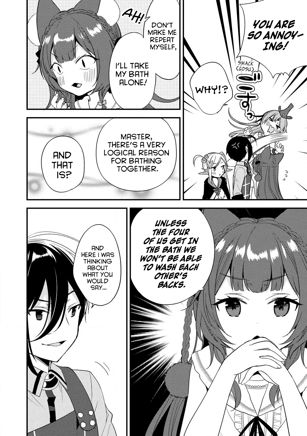 Isekai De Kojiin Wo Hiraita Kedo, Naze Ka Darehitori Sudatou To Shinai Ken - Vol.3 Chapter 15: Washing Each Other's Backs