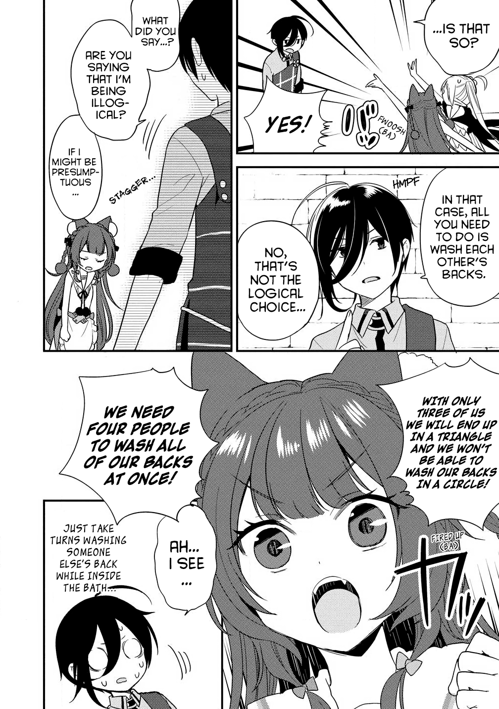 Isekai De Kojiin Wo Hiraita Kedo, Naze Ka Darehitori Sudatou To Shinai Ken - Vol.3 Chapter 15: Washing Each Other's Backs