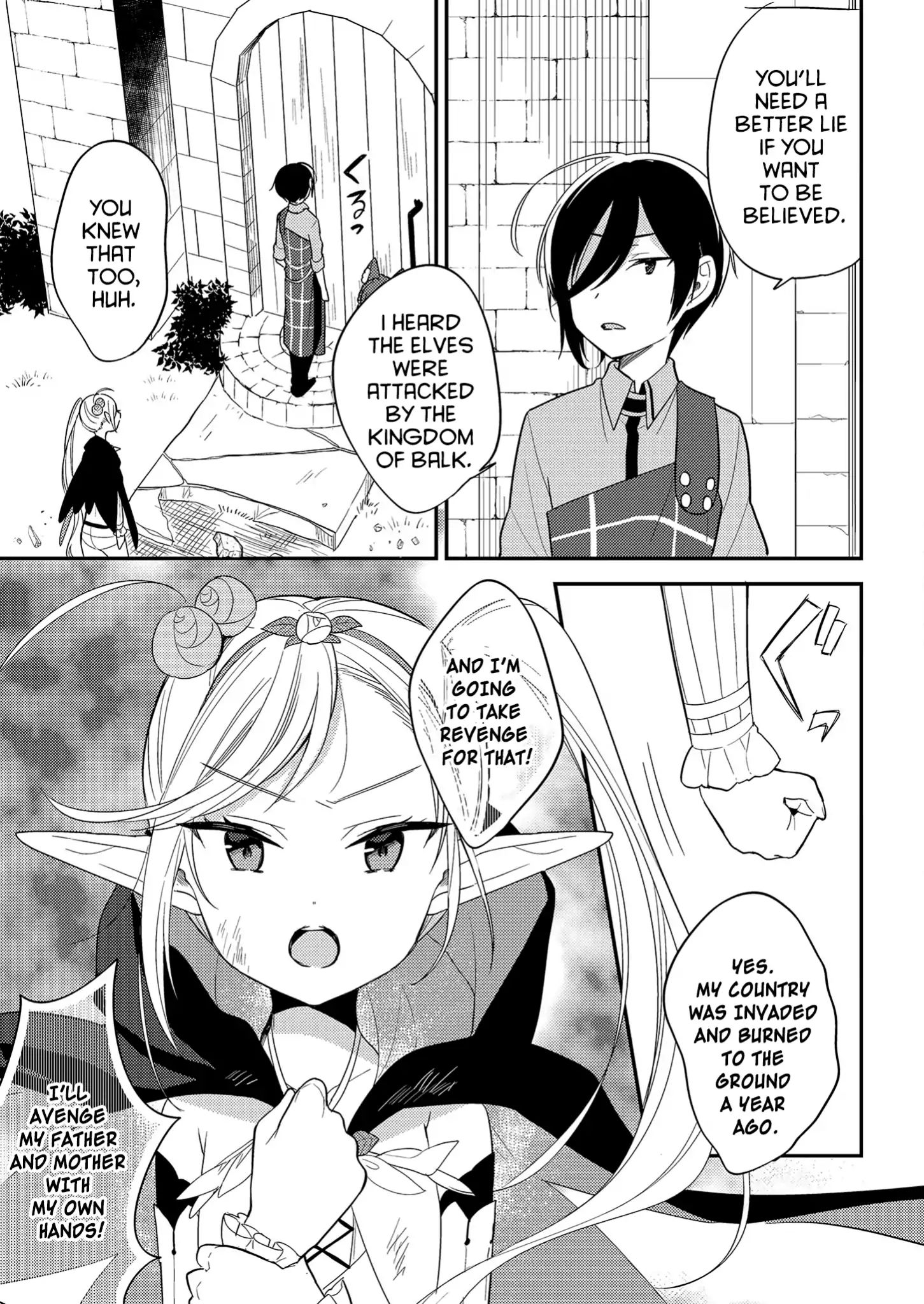 Isekai De Kojiin Wo Hiraita Kedo, Naze Ka Darehitori Sudatou To Shinai Ken - Chapter 8: The Elf's Circumstances