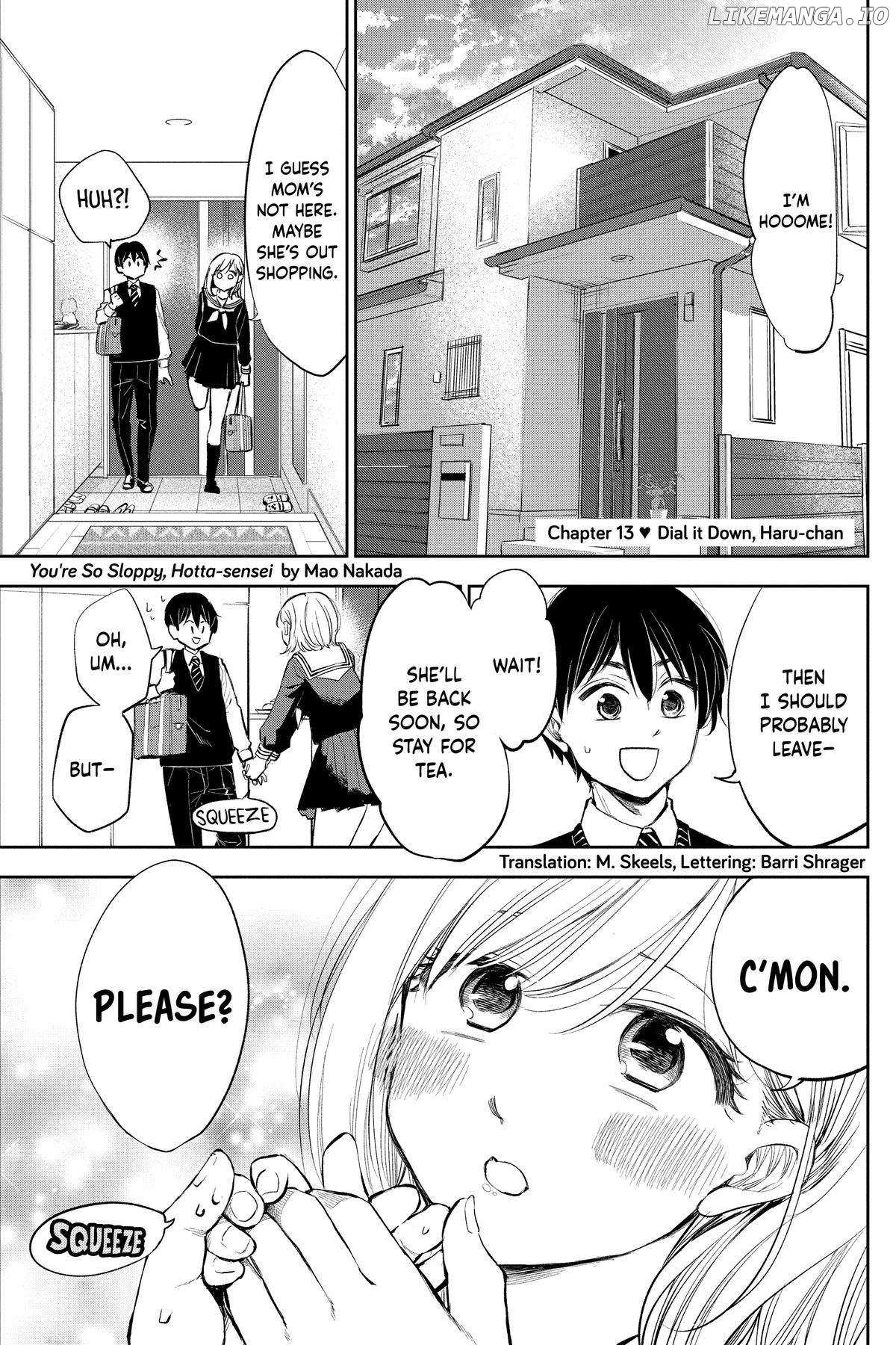 Darashinai Desu, Hotta-Sensei! - Chapter 13