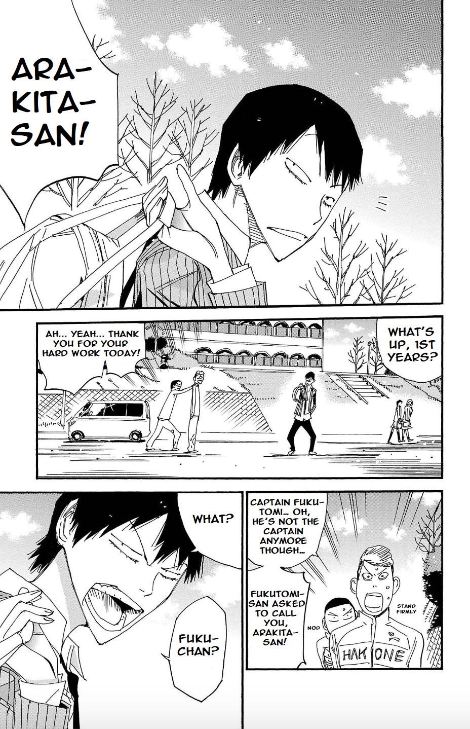 Yowamushi Pedal - Spare Bike - Chapter 106: Arakita Yasutomo 5 "Gloves I"