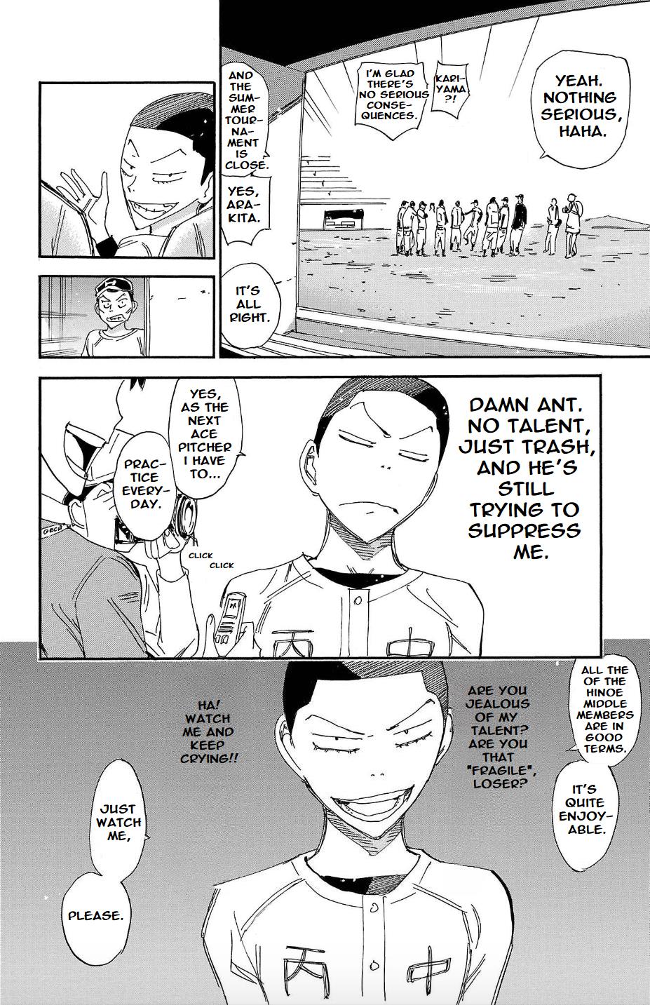 Yowamushi Pedal - Spare Bike - Chapter 106: Arakita Yasutomo 5 "Gloves I"