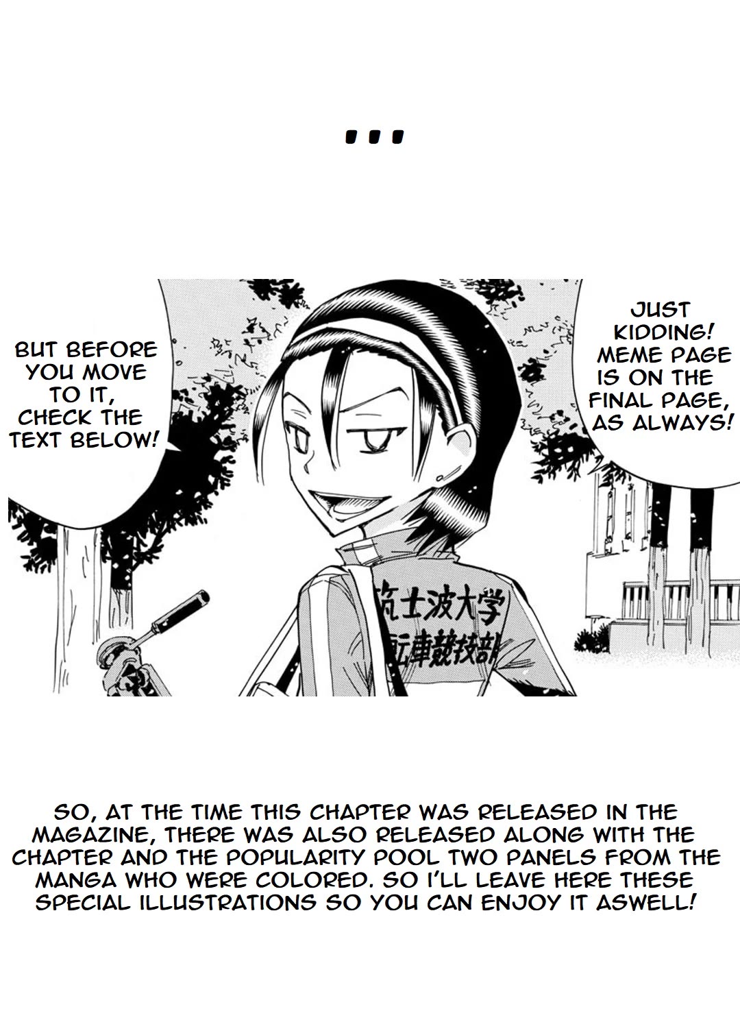 Yowamushi Pedal - Spare Bike - Chapter 100: Tsukushiba University 6