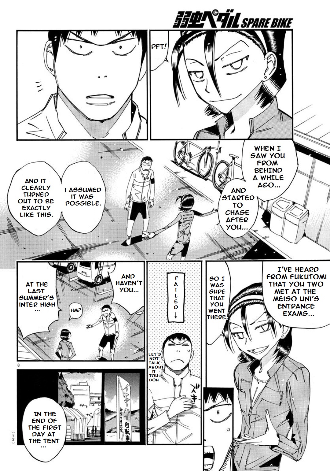 Yowamushi Pedal - Spare Bike - Chapter 99: Tsukushiba University 5