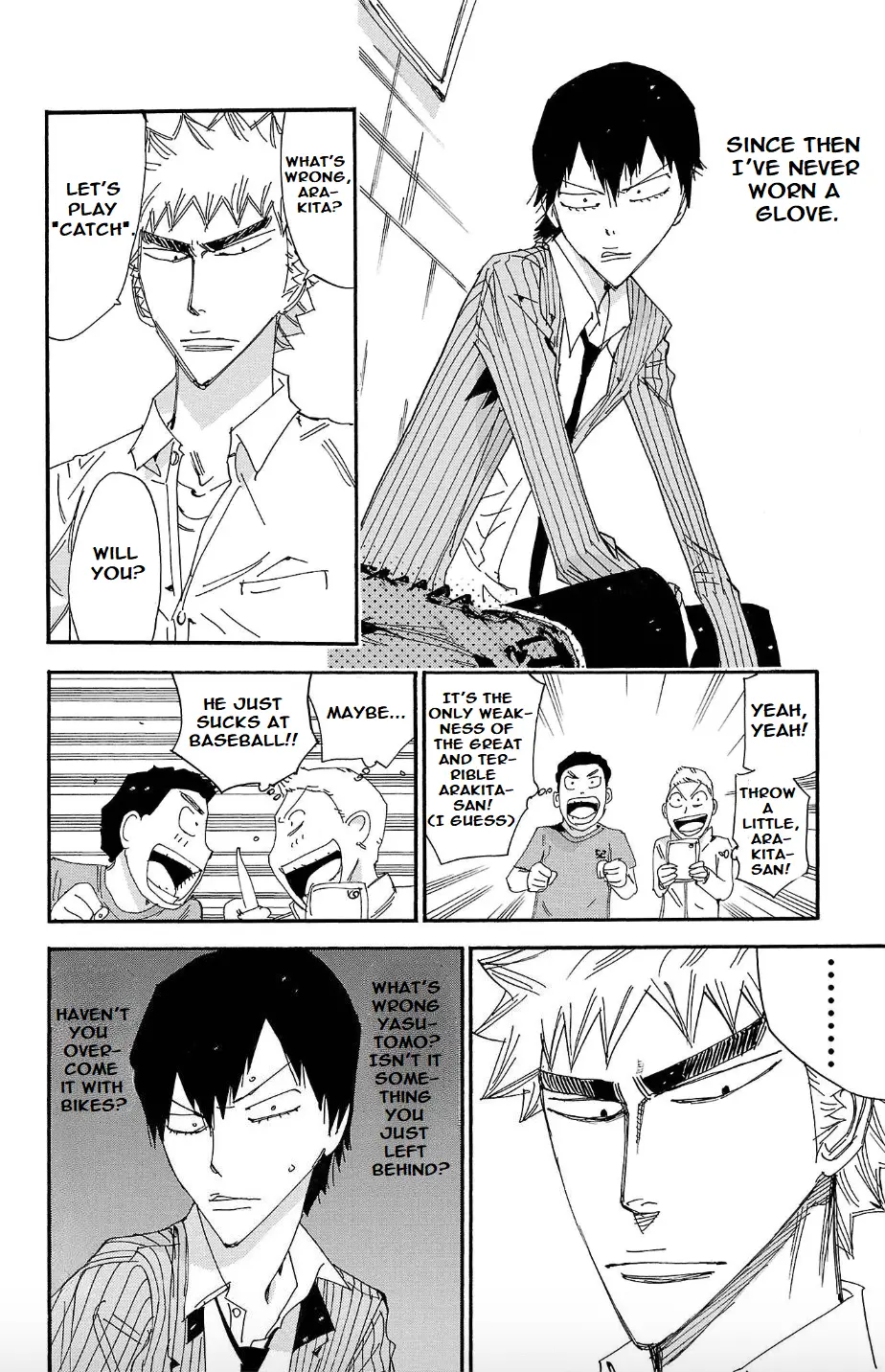 Yowamushi Pedal - Spare Bike - Chapter 108: Arakita Yasutomo 7 "Gloves Iii"