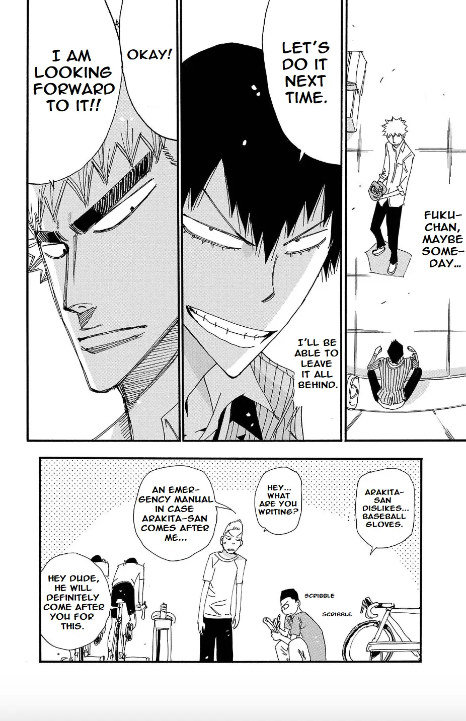 Yowamushi Pedal - Spare Bike - Chapter 108: Arakita Yasutomo 7 "Gloves Iii"