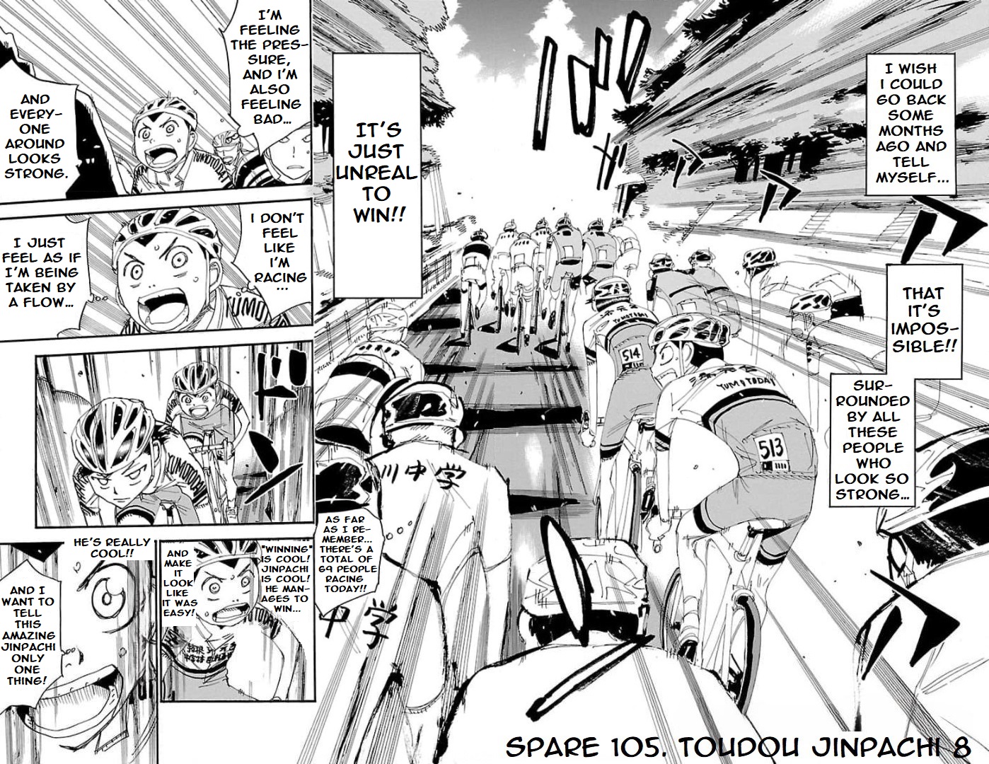 Yowamushi Pedal - Spare Bike - Chapter 105: Toudou Jinpachi 8