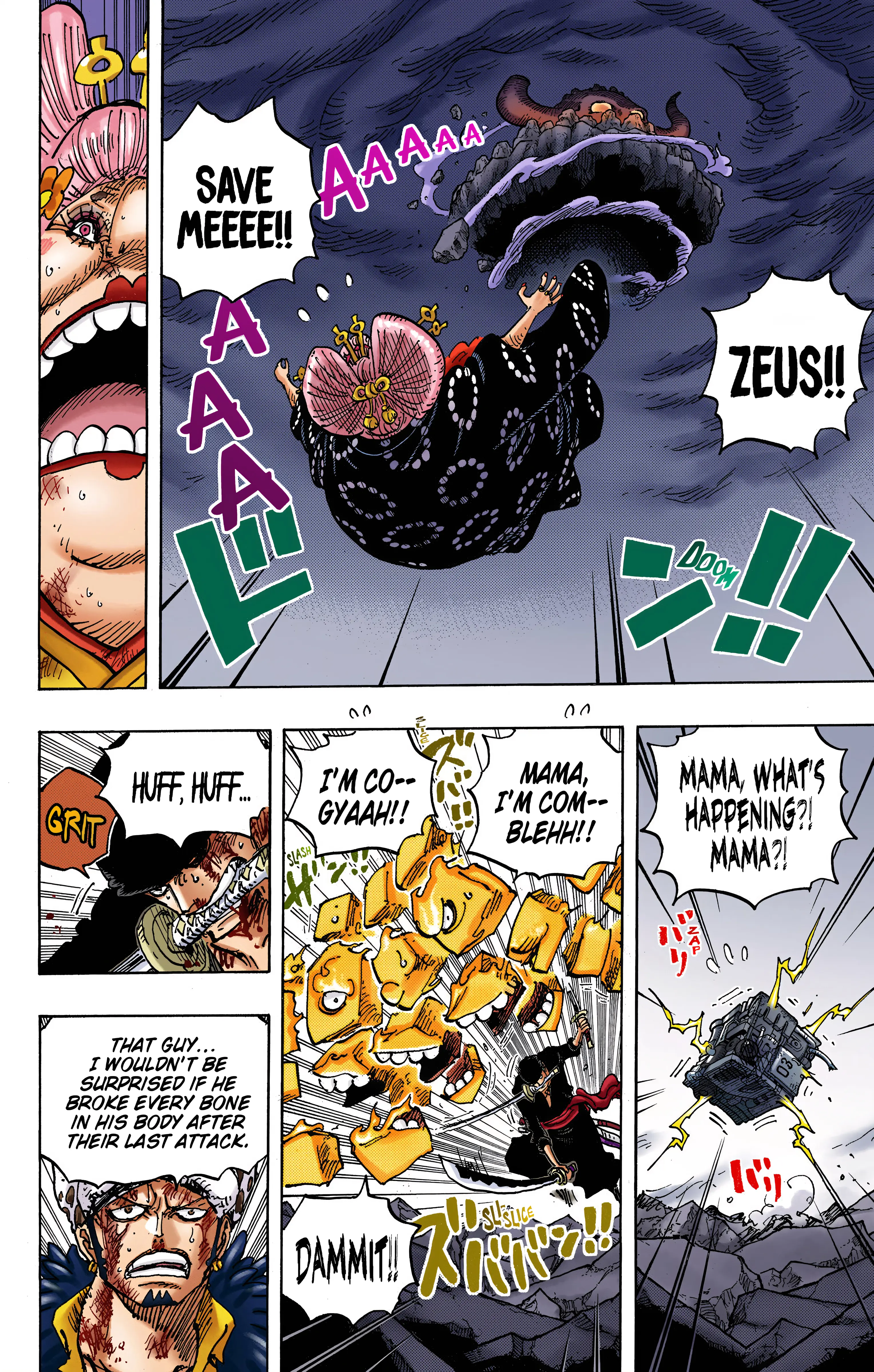 One Piece - Digital Colored Comics - Vol.100 Chapter 1010: Conqueror's Haki