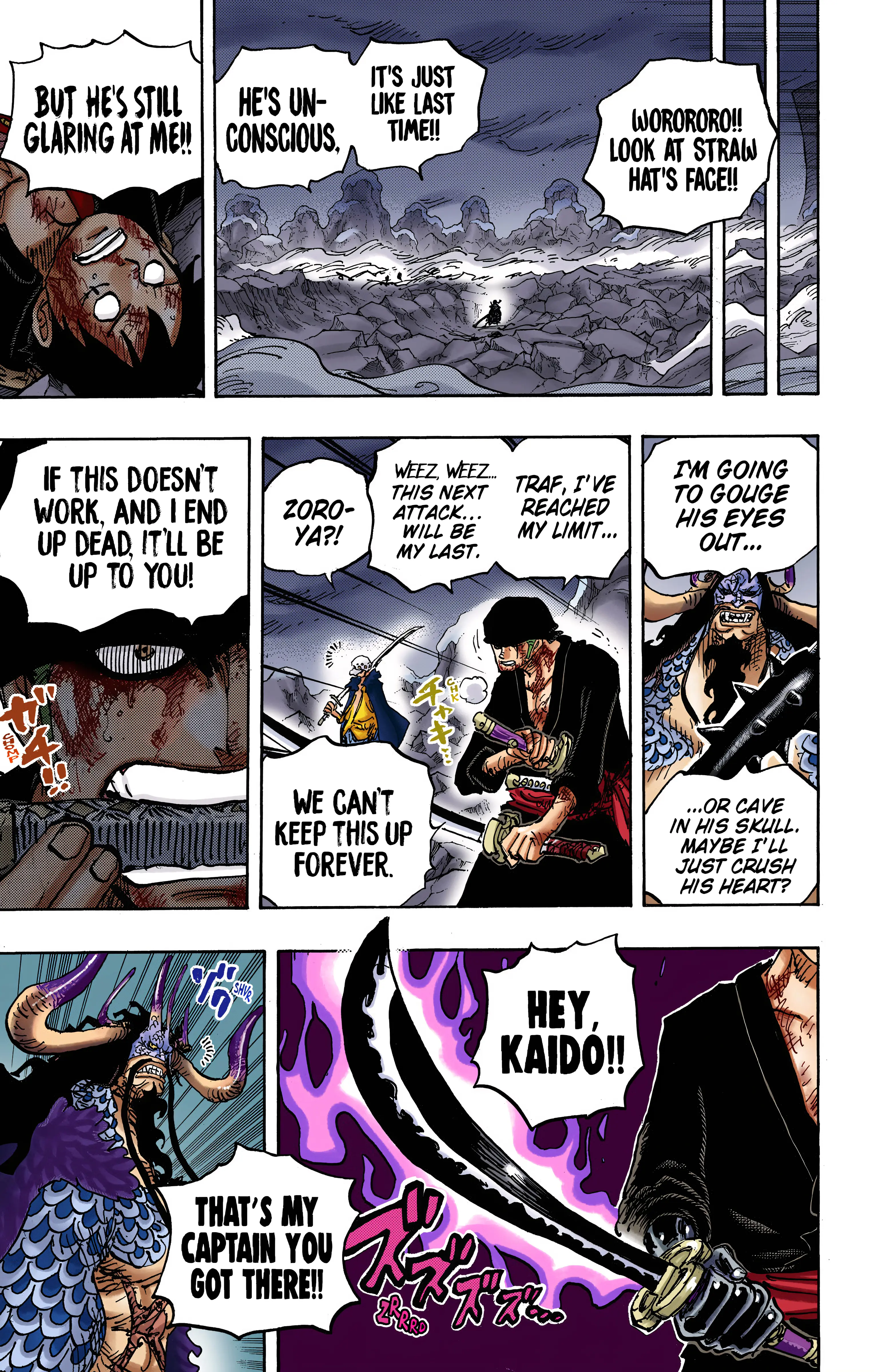 One Piece - Digital Colored Comics - Vol.100 Chapter 1010: Conqueror's Haki