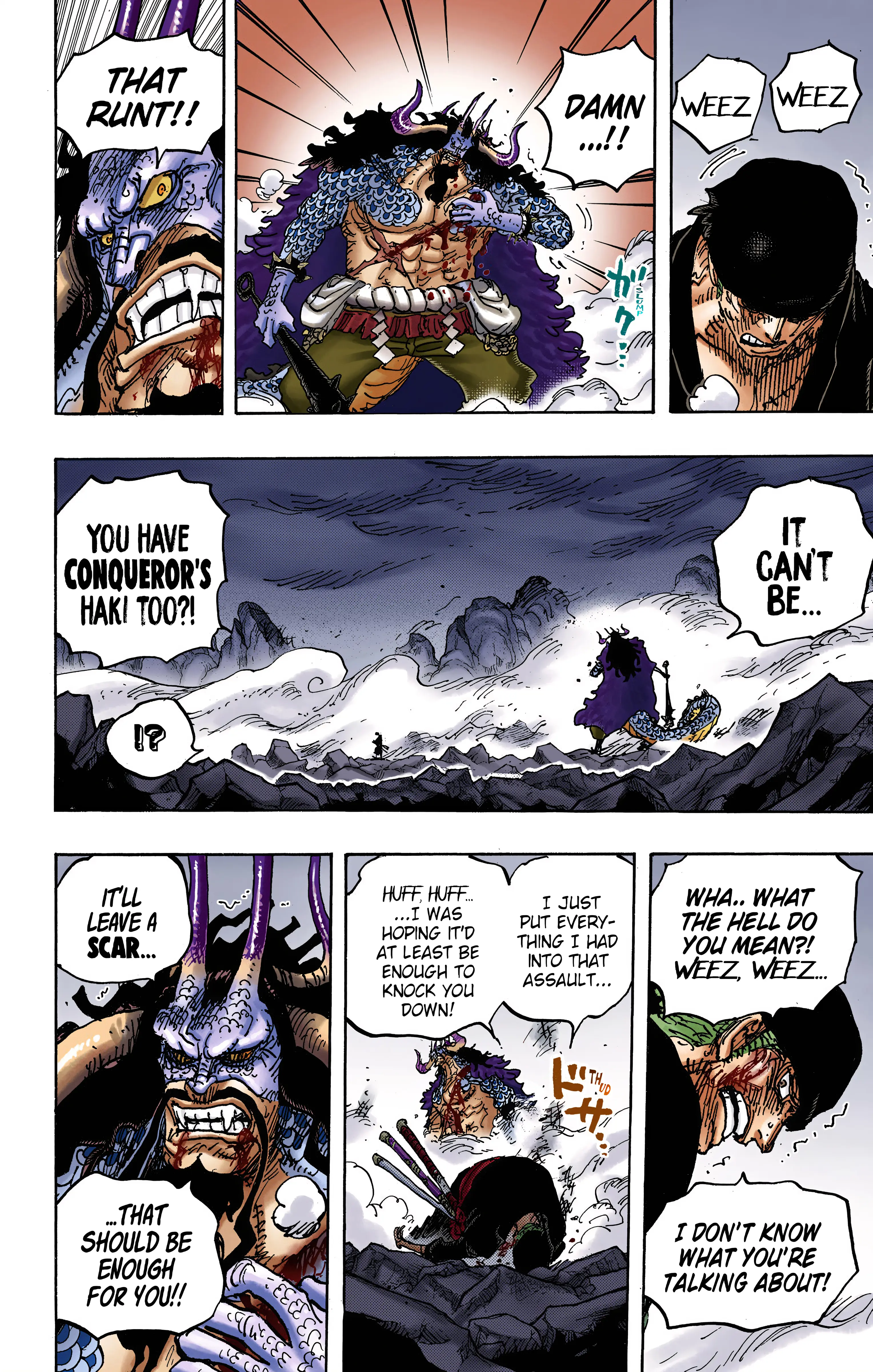 One Piece - Digital Colored Comics - Vol.100 Chapter 1010: Conqueror's Haki