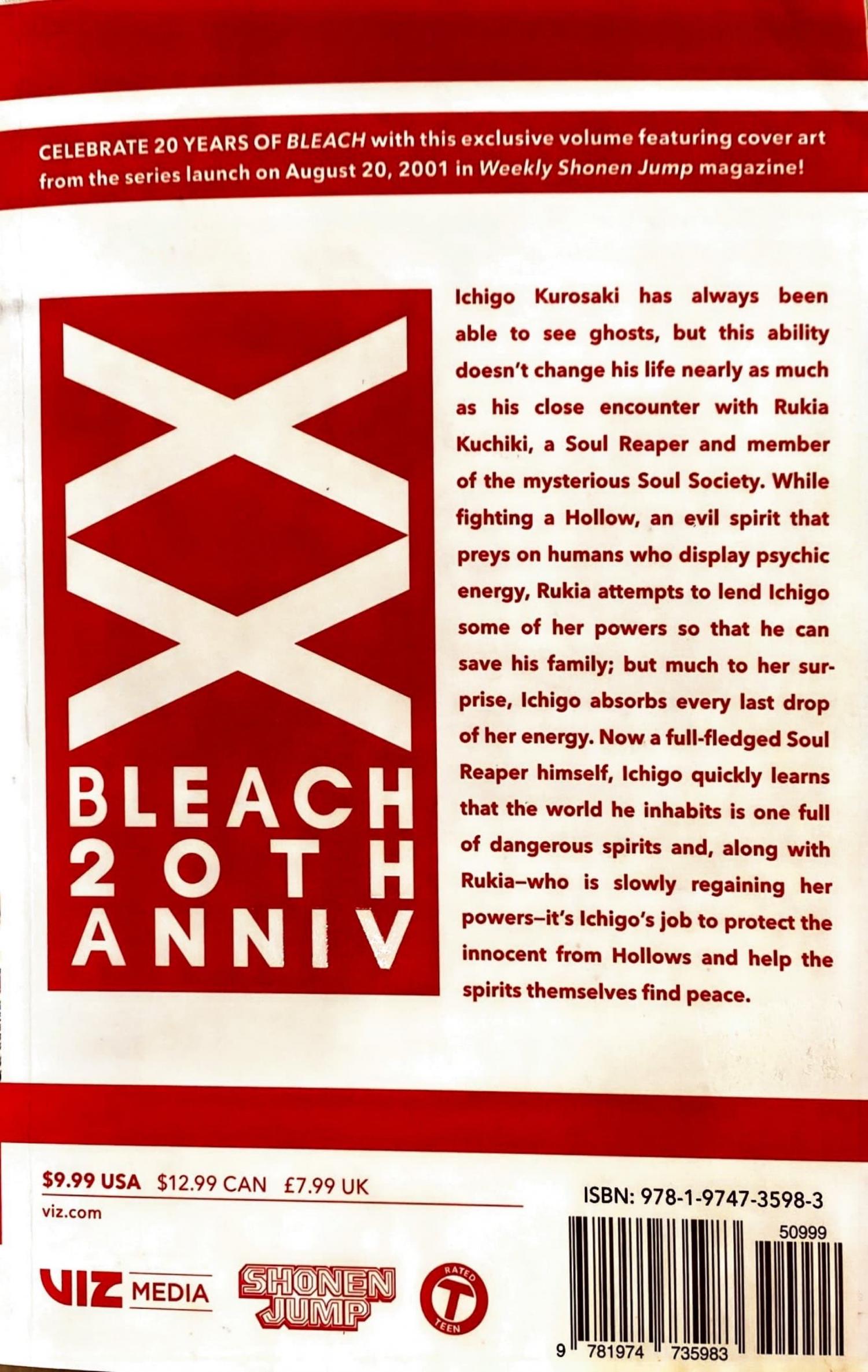 Bleach - Bounus. : 20Th Anniversary Special Cover Art