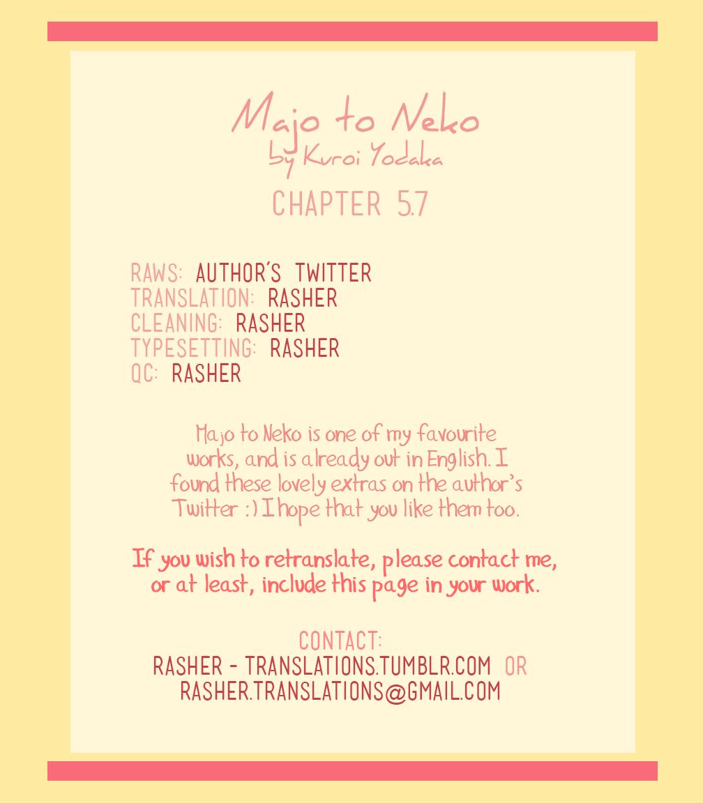 Majo To Neko - Chapter 5.7: Twitter Extras